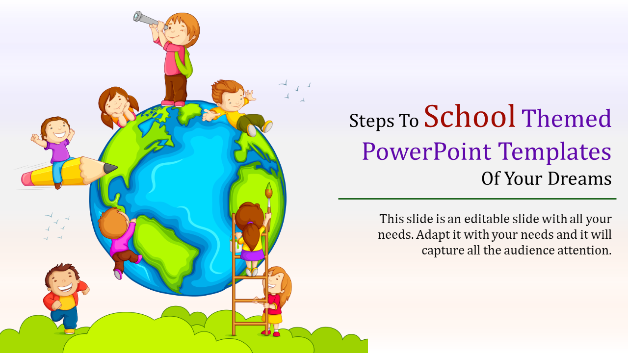 Free - Amazing School Themed PowerPoint Templates Presentation